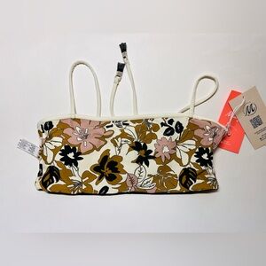 Maaji reversible bandeau bikini top Vintage Garden print